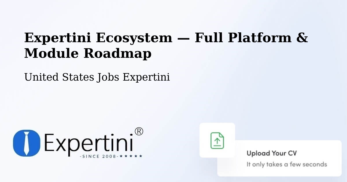 Expertini Ecosystem — Full Platform & Module Roadmap – Lacey